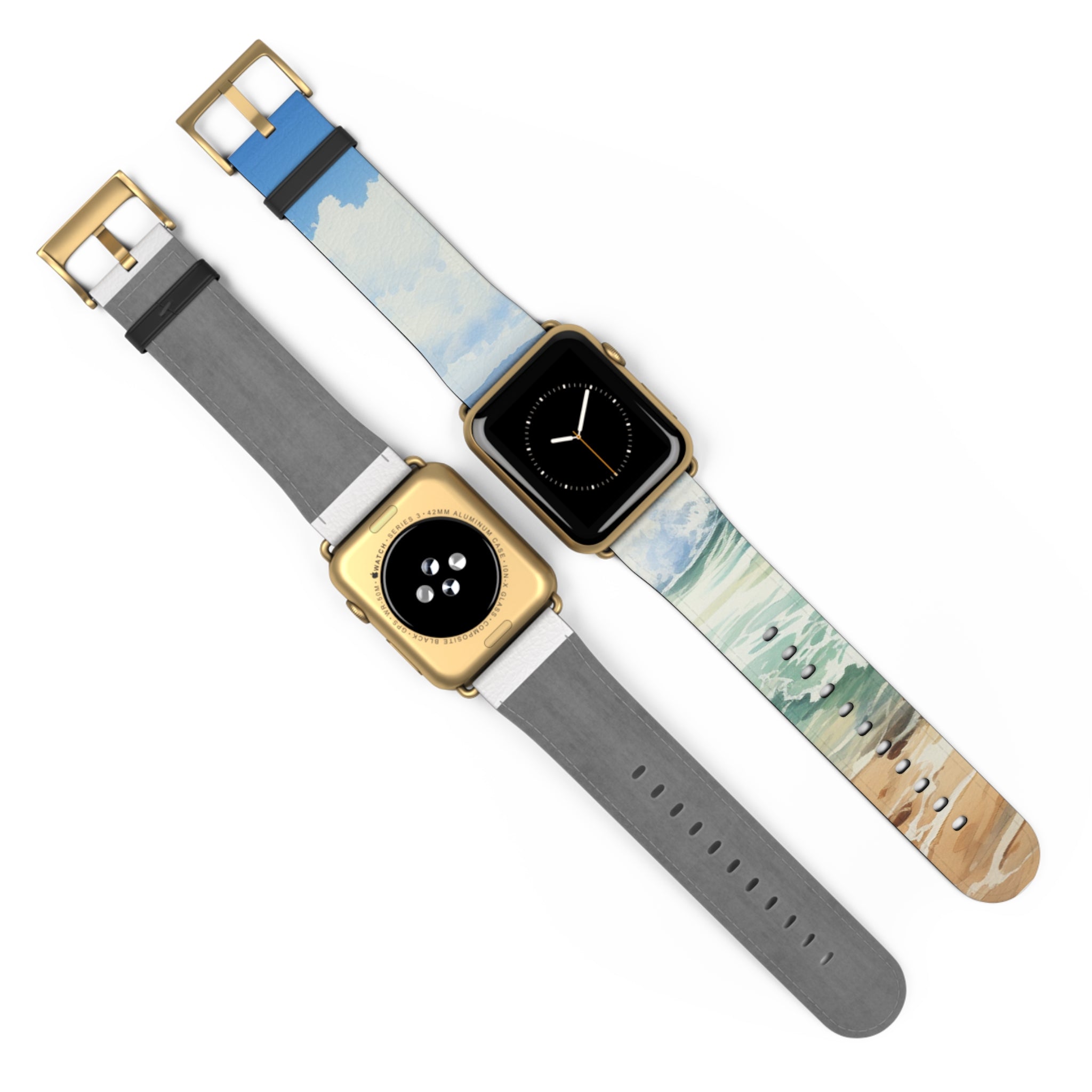 Foaming Blue Waves - Watch Band