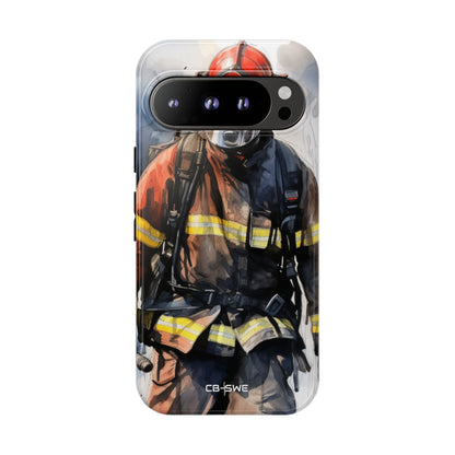 Firefighter In Motion - Google Pixel Case
