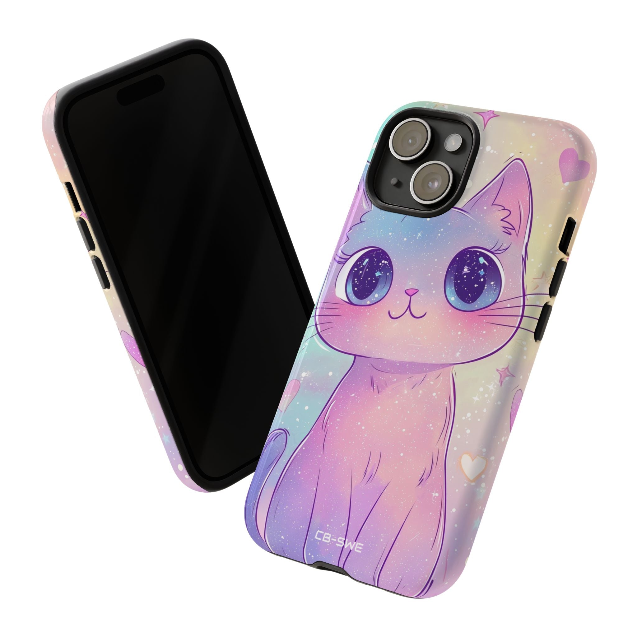 Sparkling Cat Smiles - iPhone Case