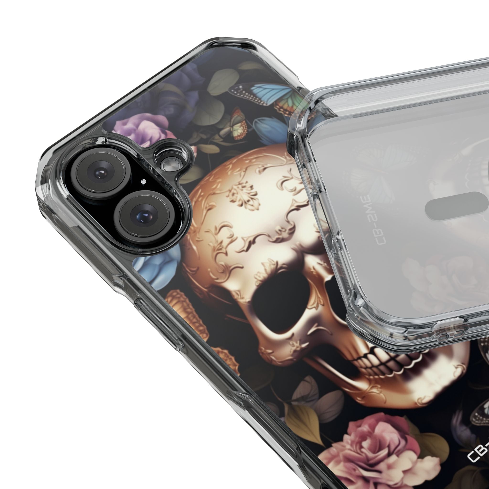 Skull Among Blossoms iPhone Case - Impact