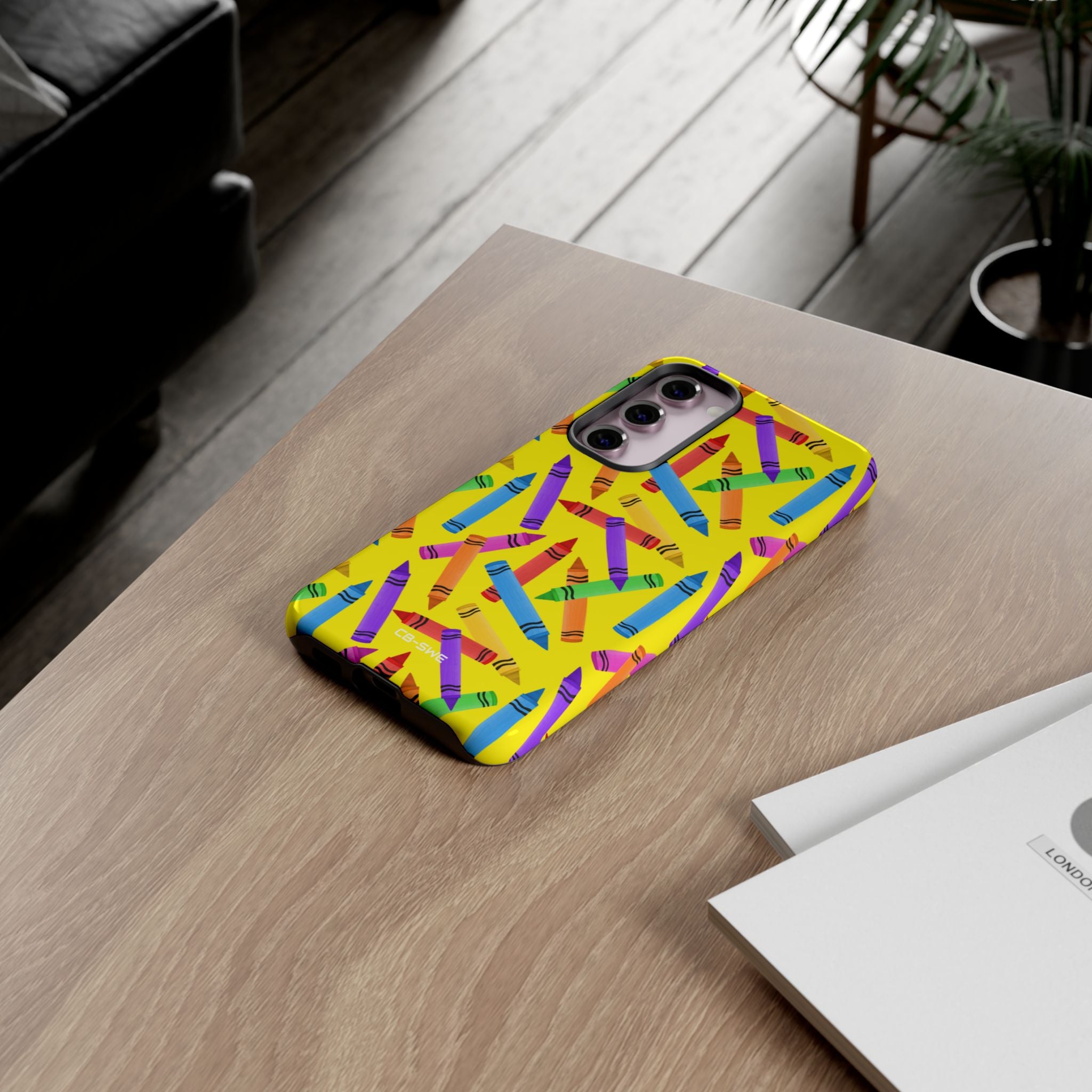 Crayons Scatter Playfully - Samsung Case