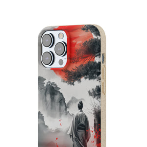 Serene Samurai Sunrise | Biodegradable Phone Case