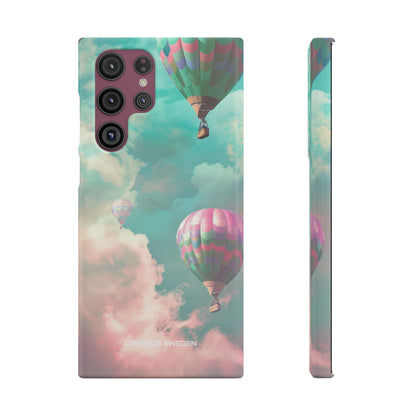 Pastel Balloon Adventure - Slim Samsung S22 Phone Case