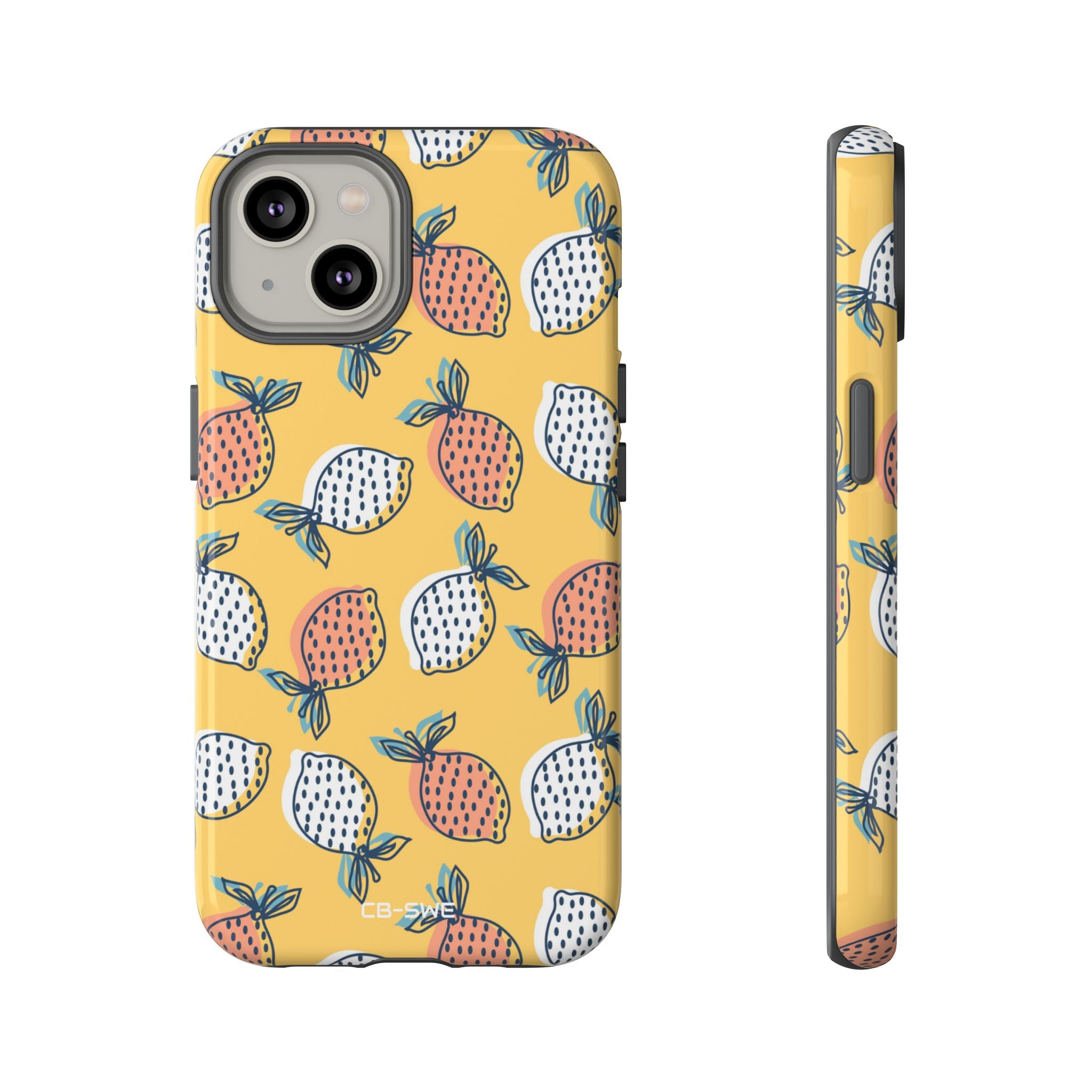 Lemons Dance Playfully - iPhone Case