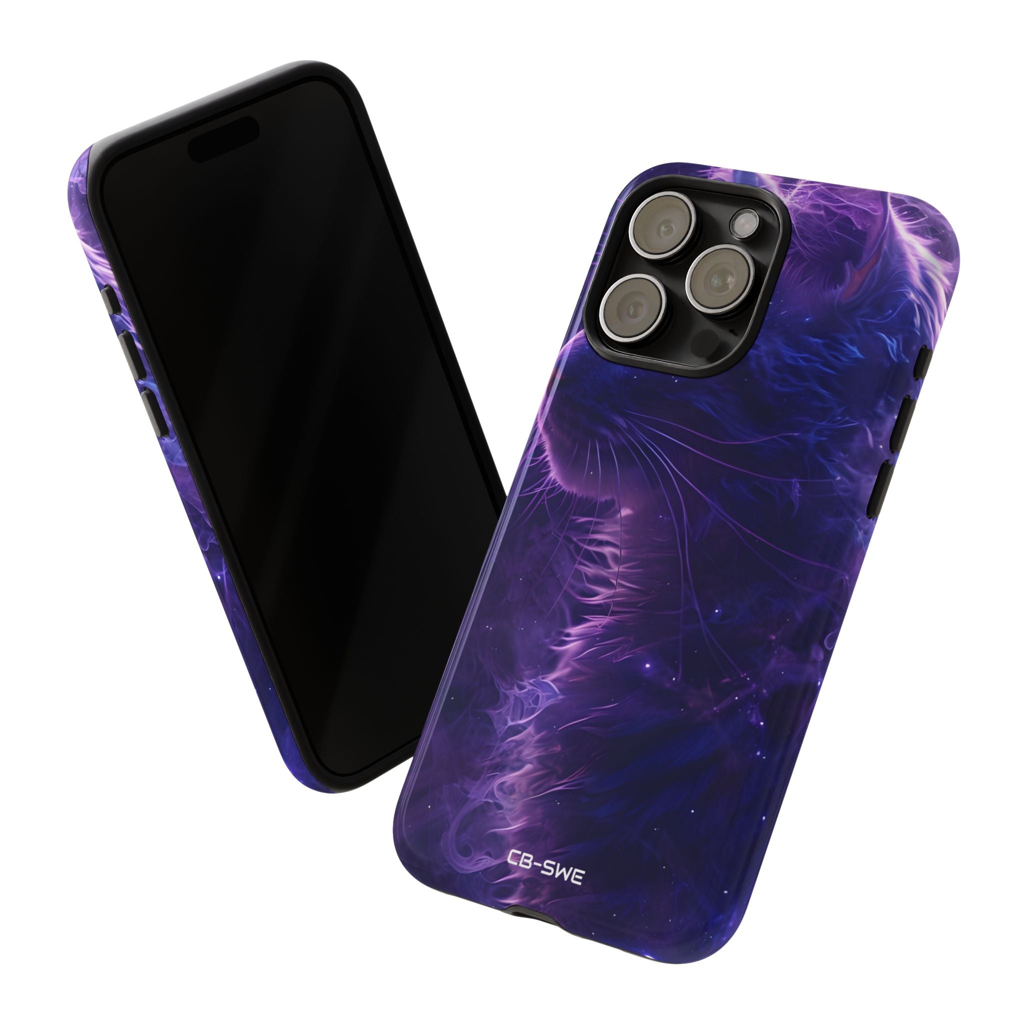 Mystical Starlit Cat - iPhone Case