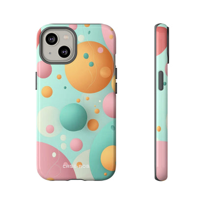 Pastel Circles iPhone 14 Case - Tough