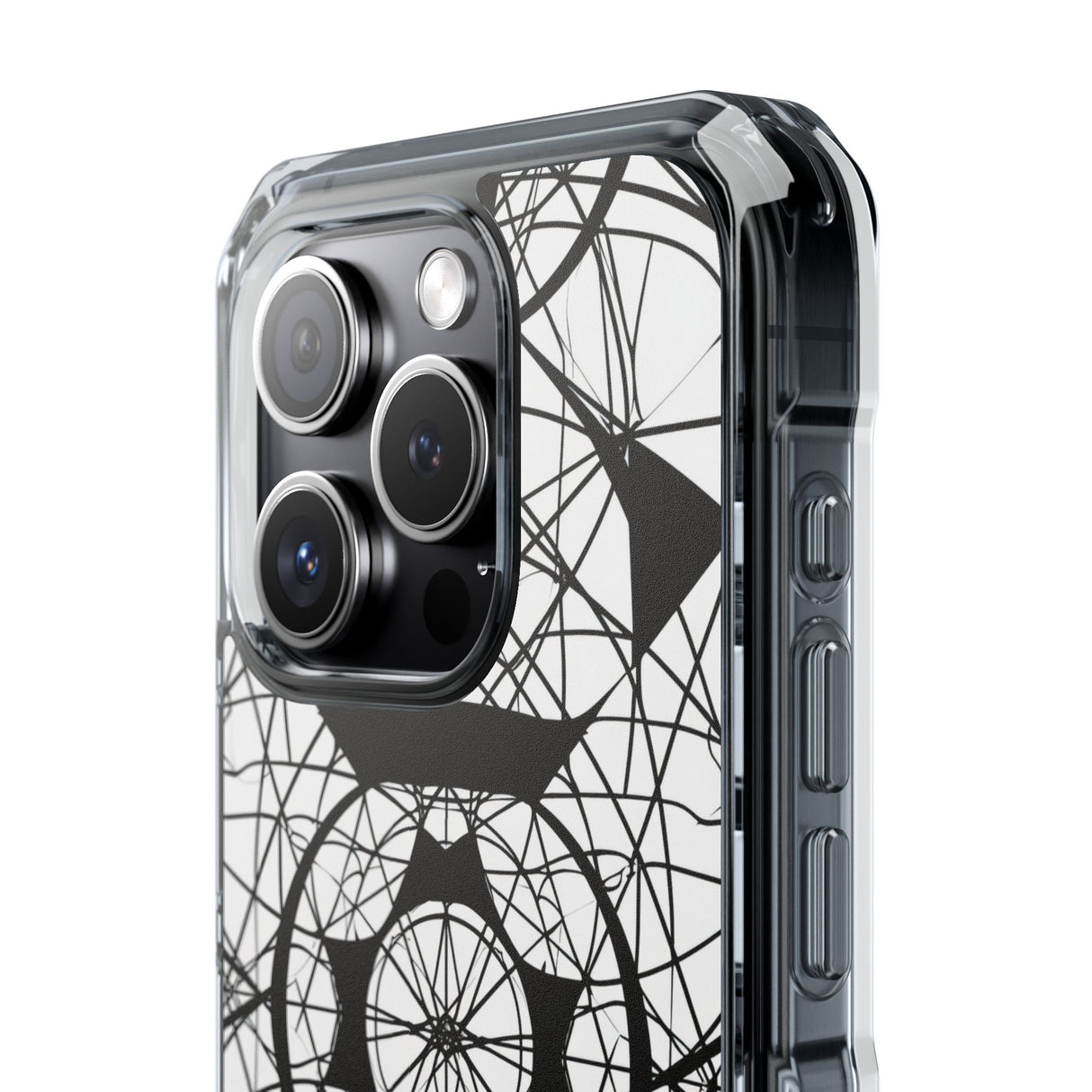 Geometric Hypnosis - Phone Case for iPhone (Clear Impact - Magnetic)