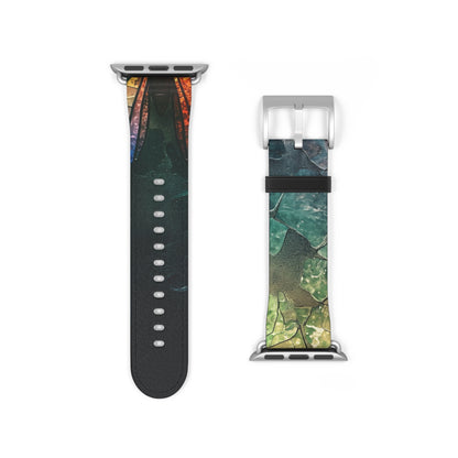 Stained Glass Butterfly - Watch Band