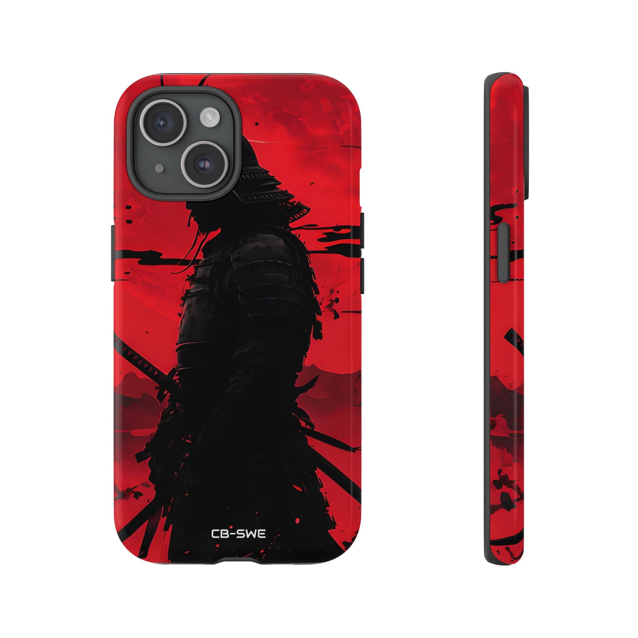 Red Samurai Shadow - iPhone Case