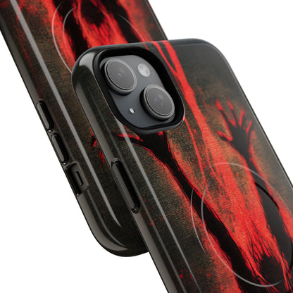 Gothic Crimson Ascension iPhone 15 | Tough+ Phone Case