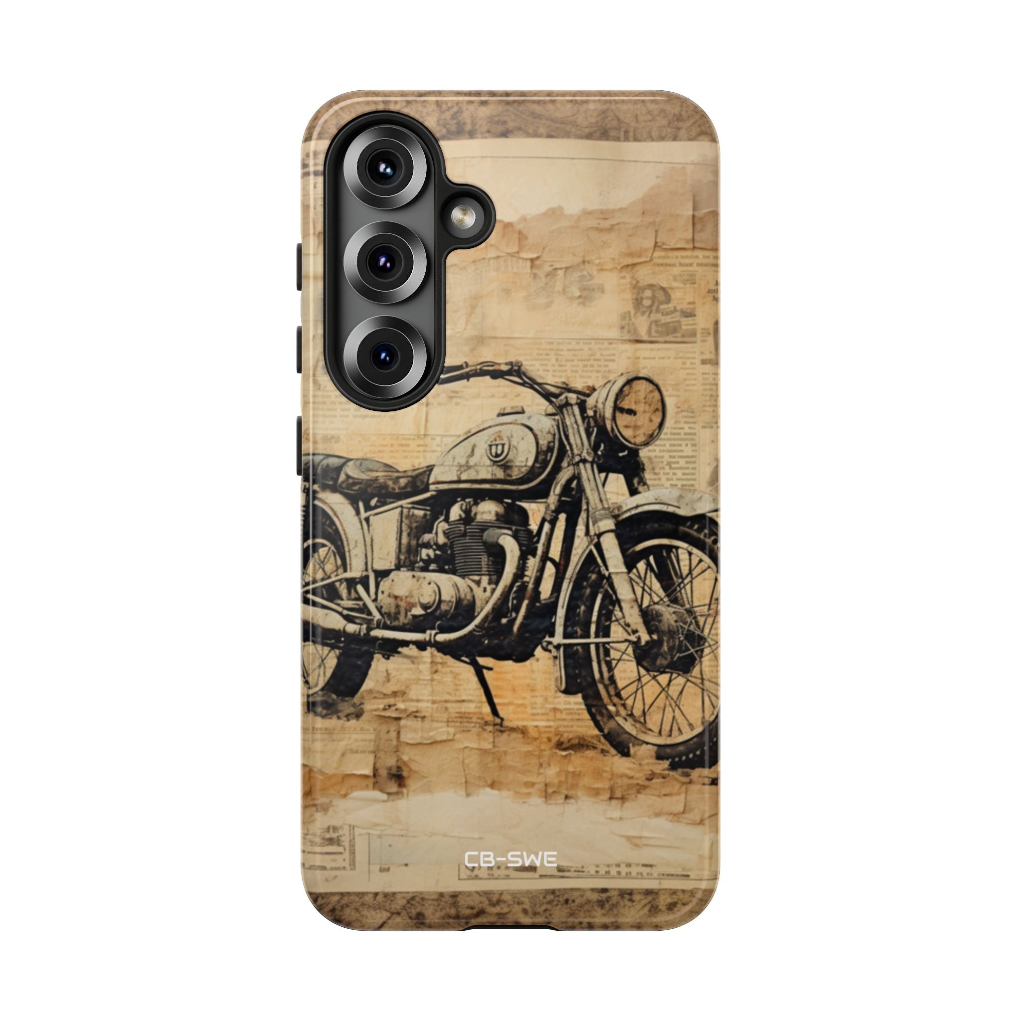 Vintage Motorcycle Collage - Samsung Case