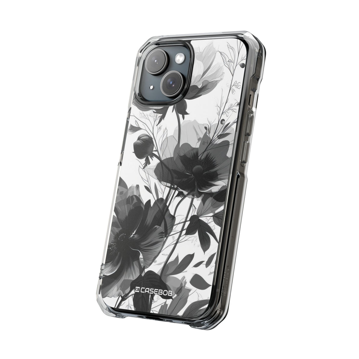 Botanical Elegance – Handyhülle für iPhone (Clear Impact – Magnetisch)