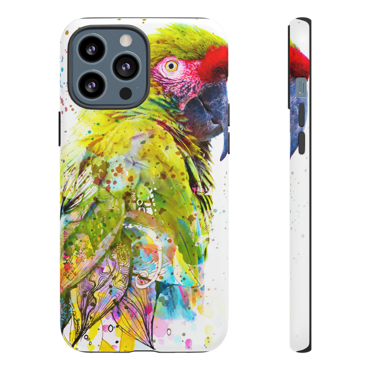 Colorful Parrot - Protective Phone Case