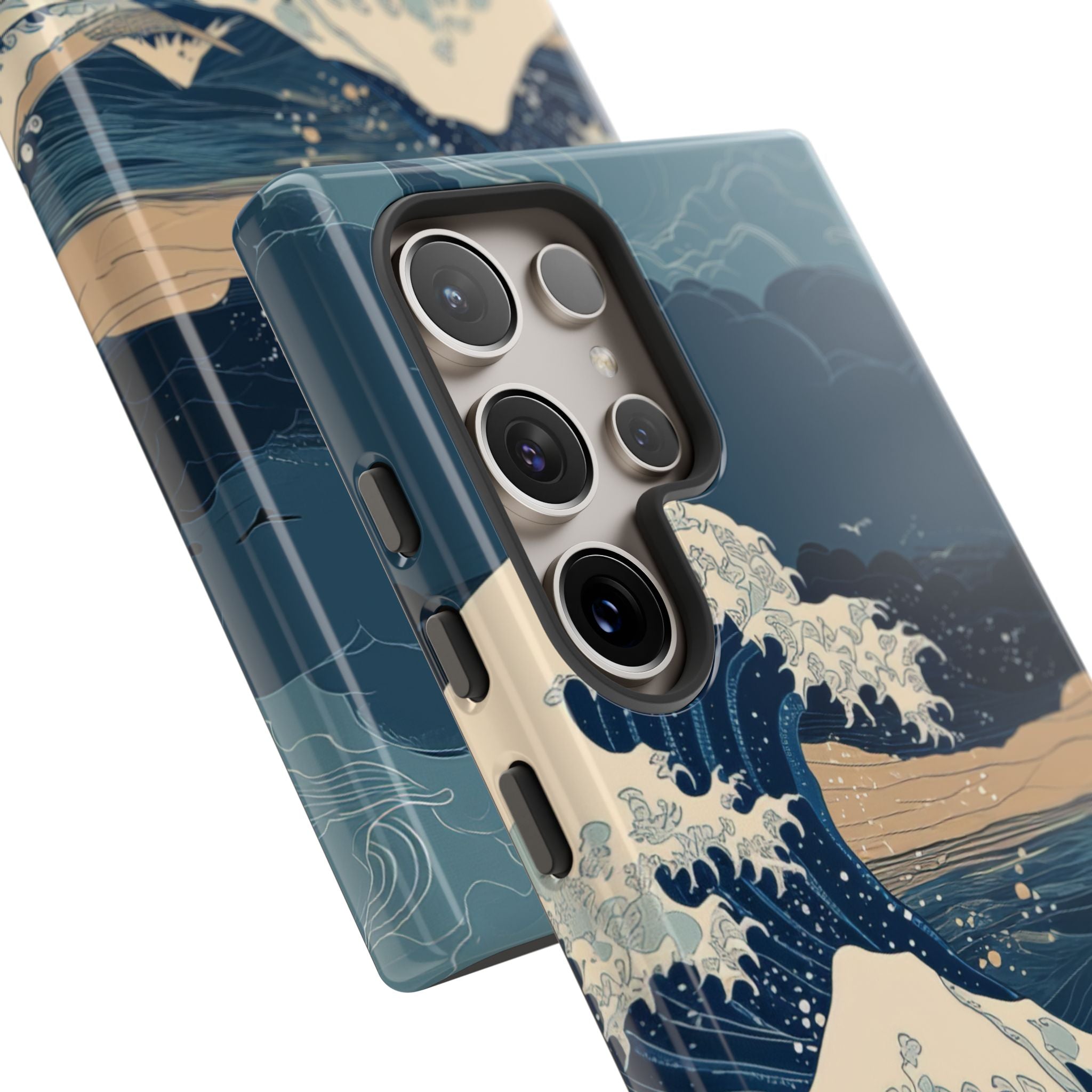 Ocean's Majesty: Ukiyo-e Waves - For Samsung S24