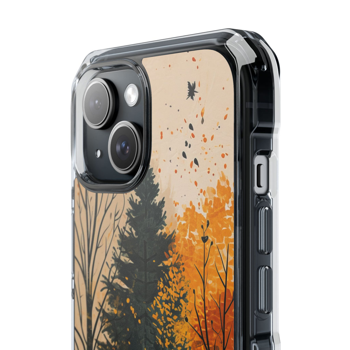 Autumnal Whispers - Phone Case for iPhone (Clear Impact - Magnetic)