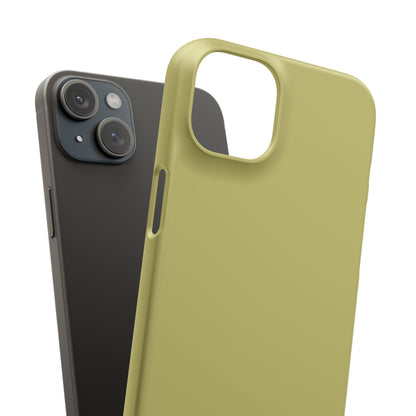 Dark Khaki iPhone 15 - Slim Phone Case