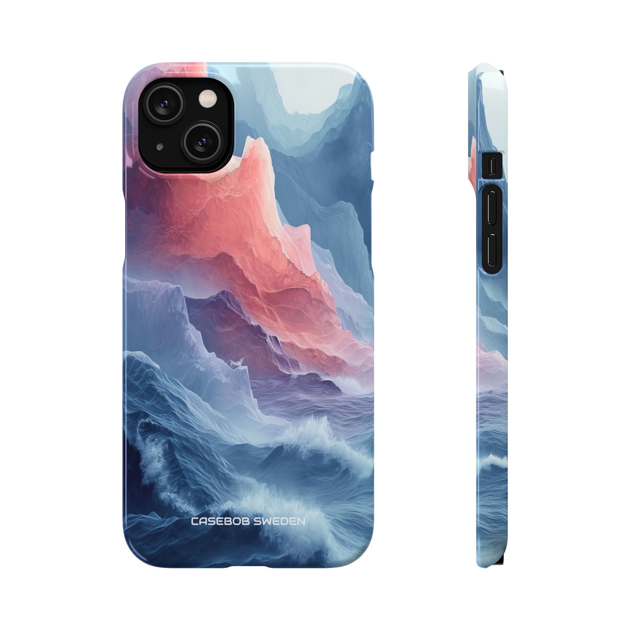 Mountain Wave Serenity - Slim iPhone 14 Phone Case