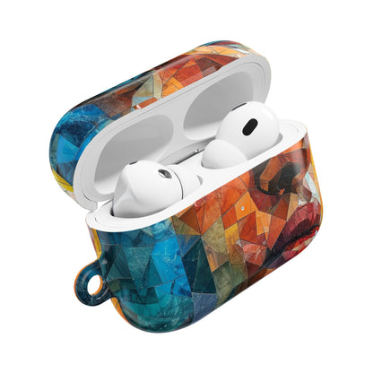 Mosaic Gaze Blue - AirPods Case