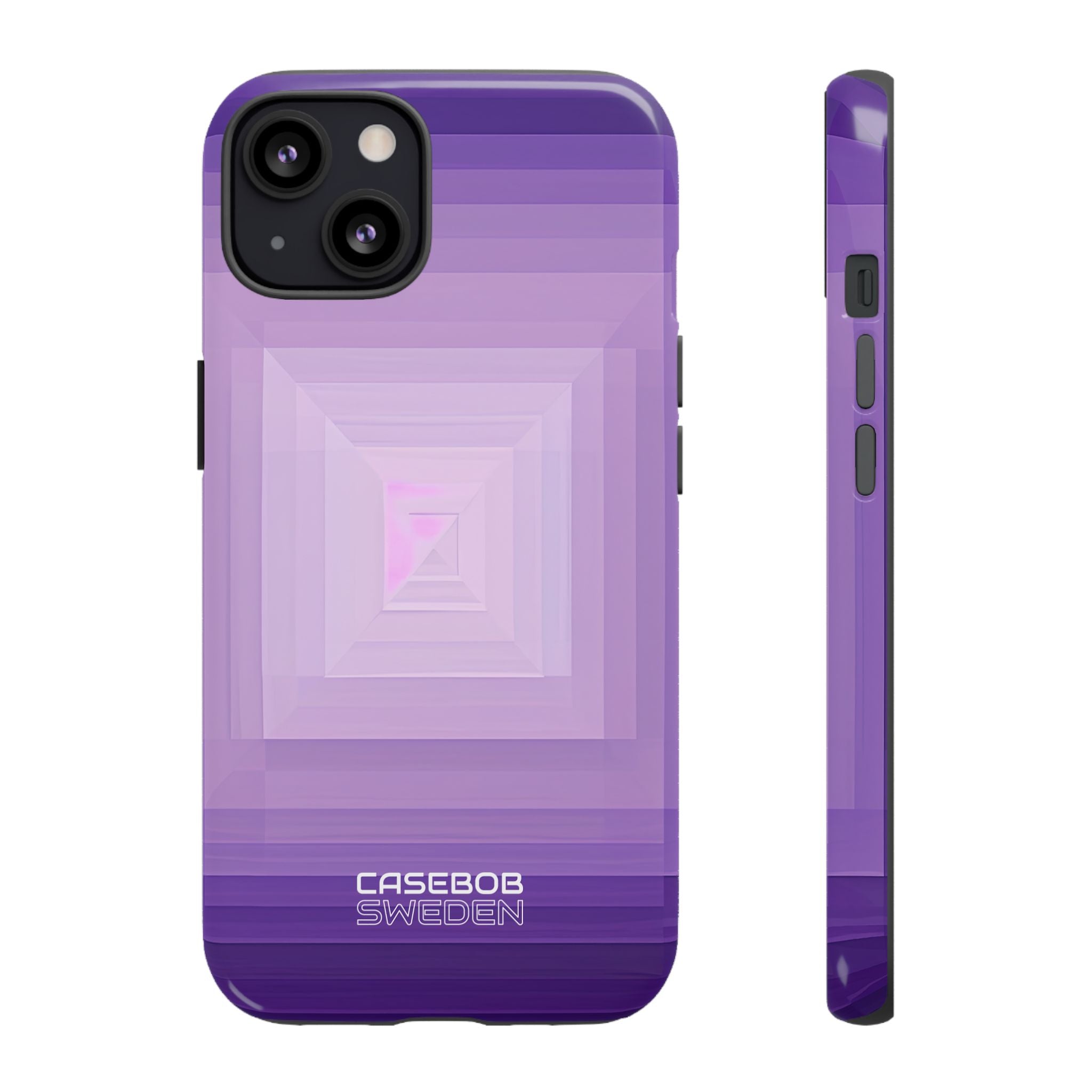 Purple Geometry Vortex iPhone 13 - Tough
