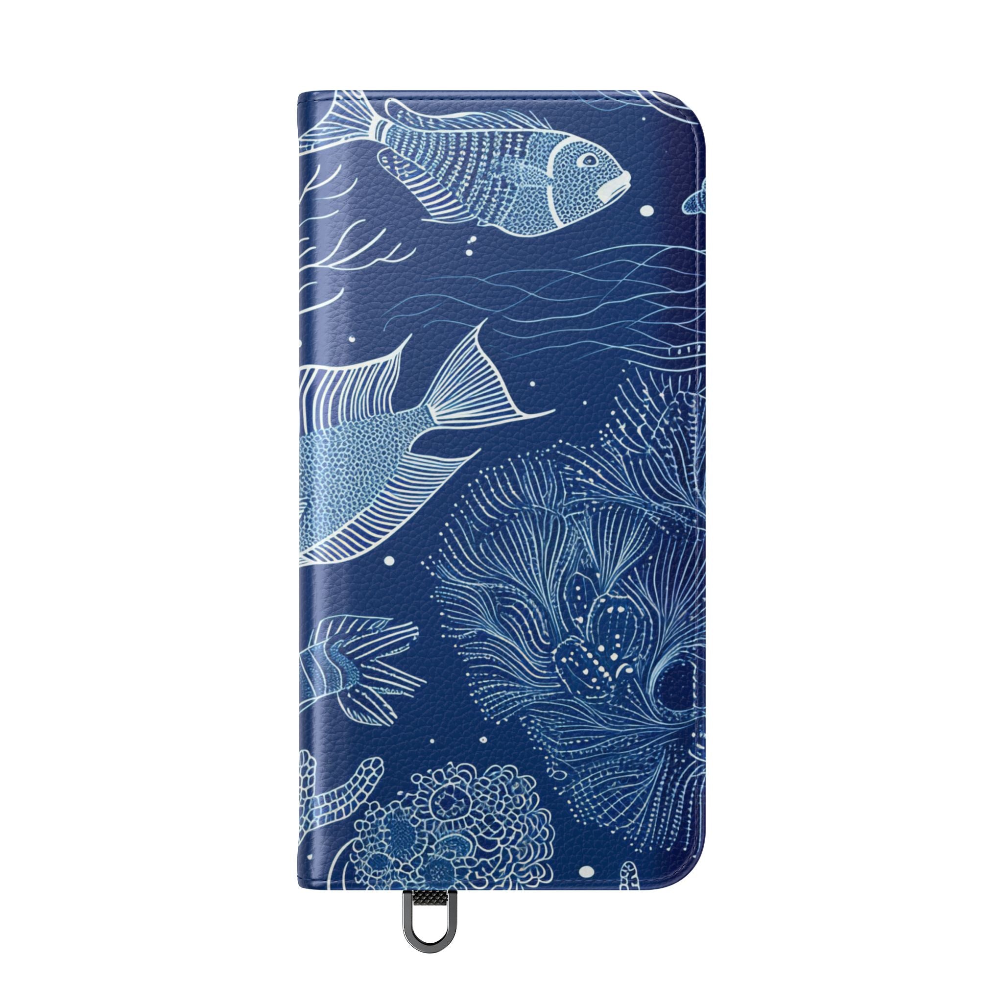 Blue Scale Reef - Samsung S25+ Case - Wallet