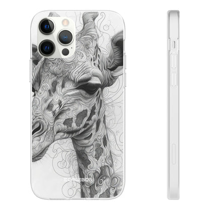 Monochrome Giraffe | Flexible Phone Case for iPhone