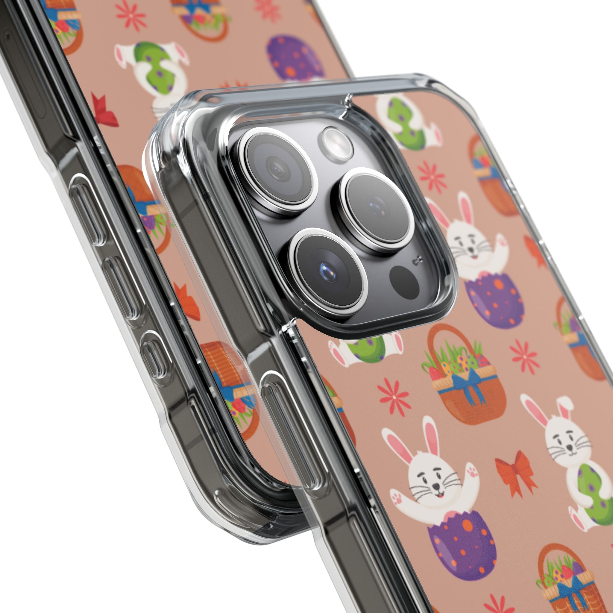 Bunnies Hold Eggs iPhone Case - Impact