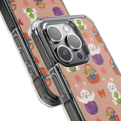 Bunnies Hold Eggs iPhone Case - Impact