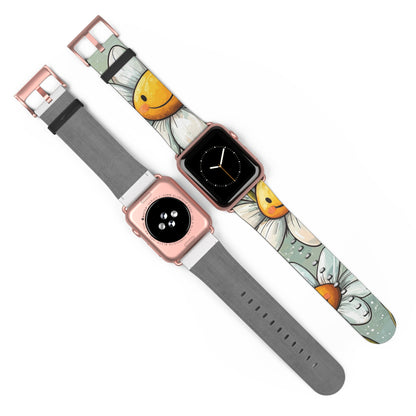 Smiling Daisies Burst - Watch Band