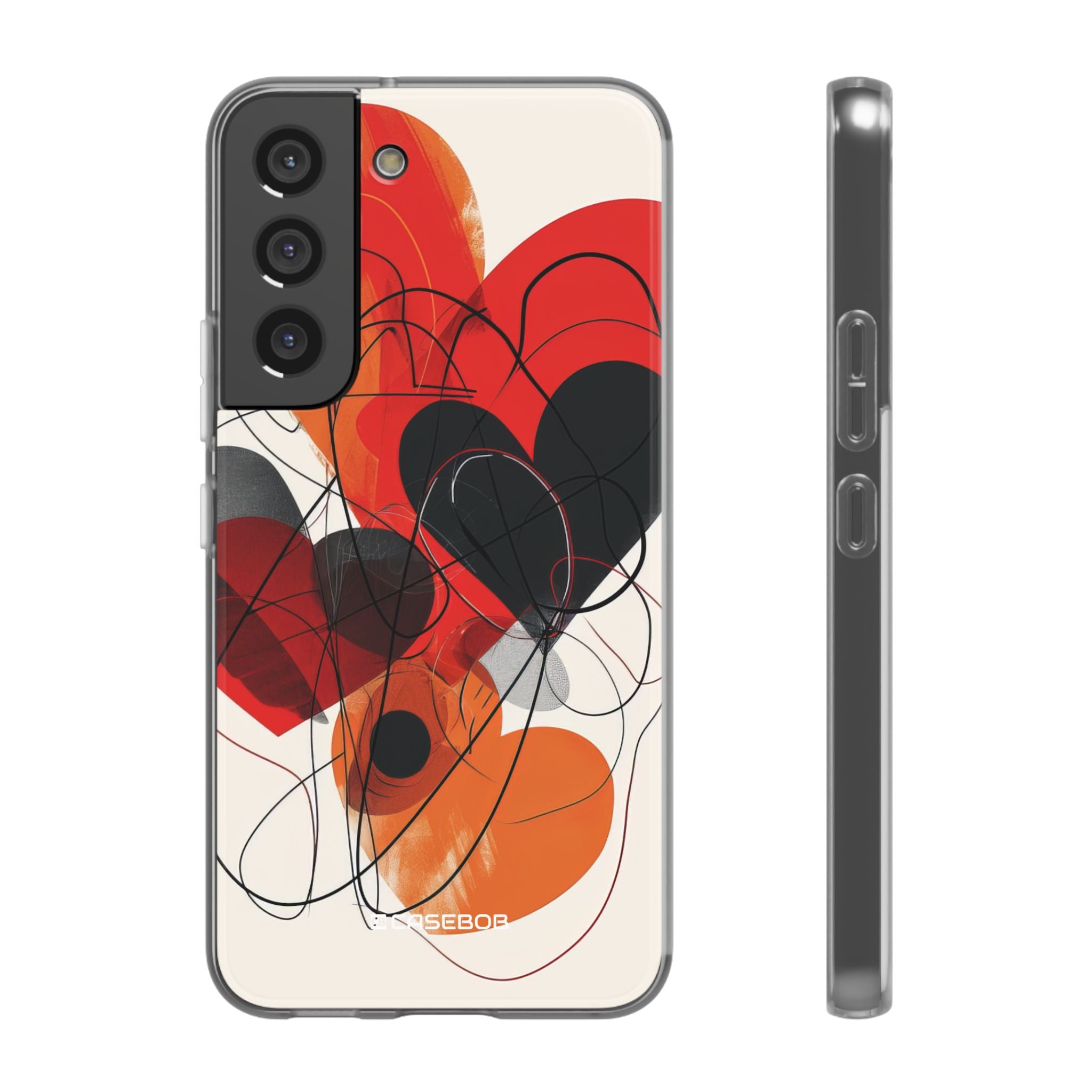 Fiery Hearts | Flexible Phone Case for Samsung Galaxy