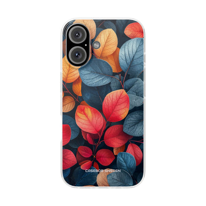 Vibrant Nature Leaves - Flexi iPhone 16 Phone Case