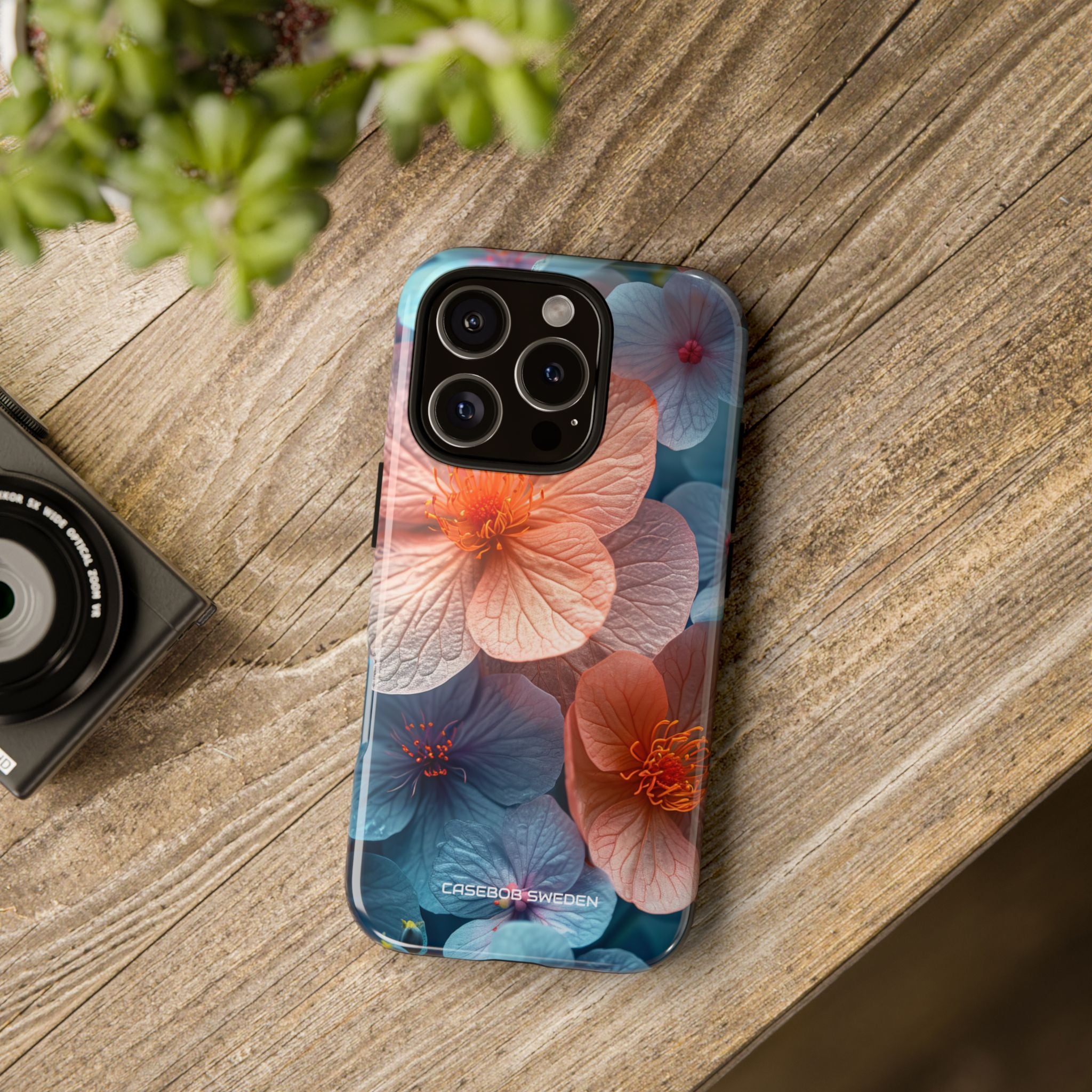 Peach Blossom Serenity - Tough iPhone 16 Phone Case