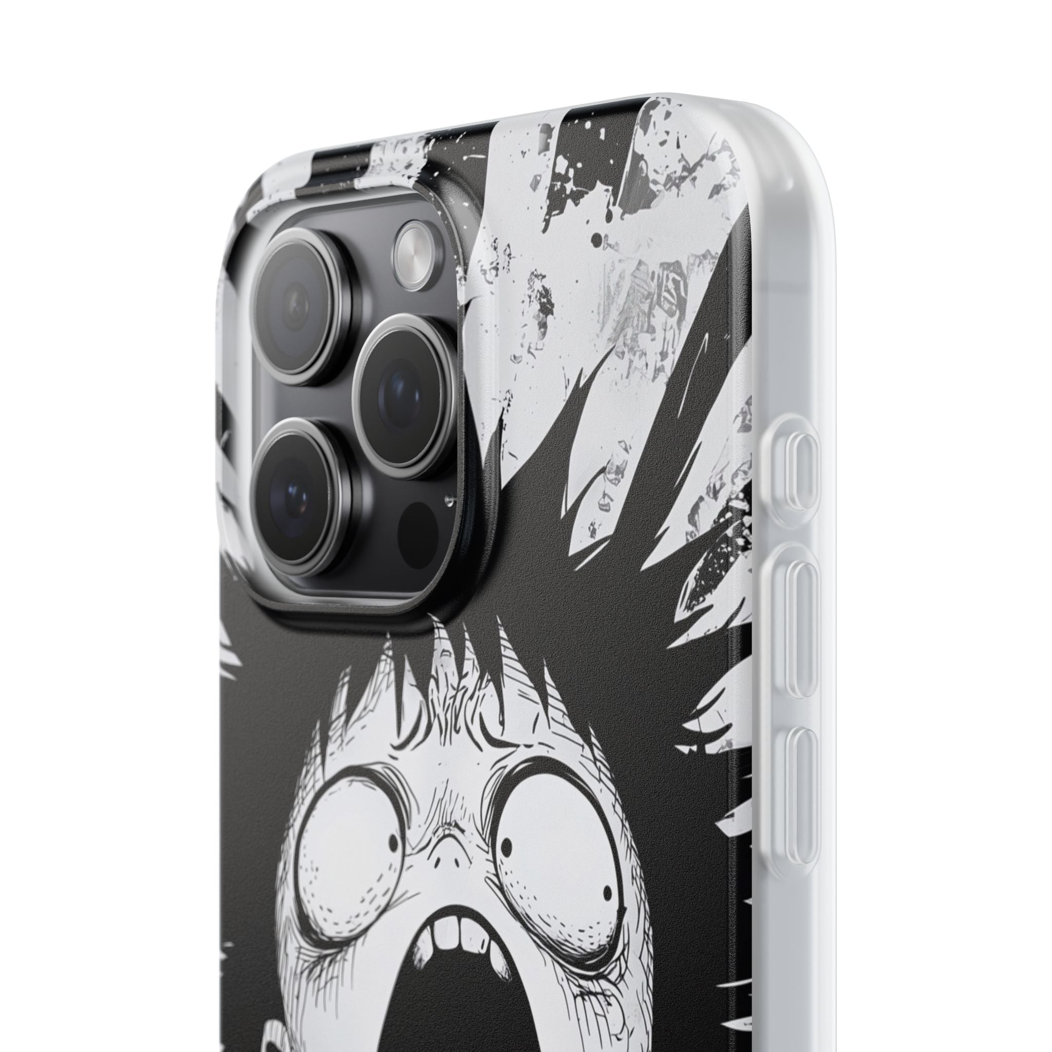 Screaming Stripes iPhone 15 Pro Max Case - Soft