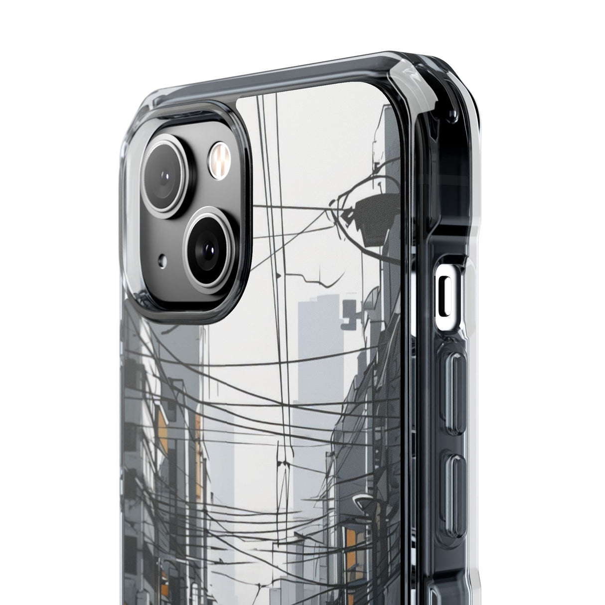 Urban Solitude - Phone Case for iPhone (Clear Impact - Magnetic)