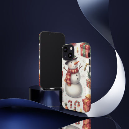 Snowman Welcomes Joy - iPhone Case