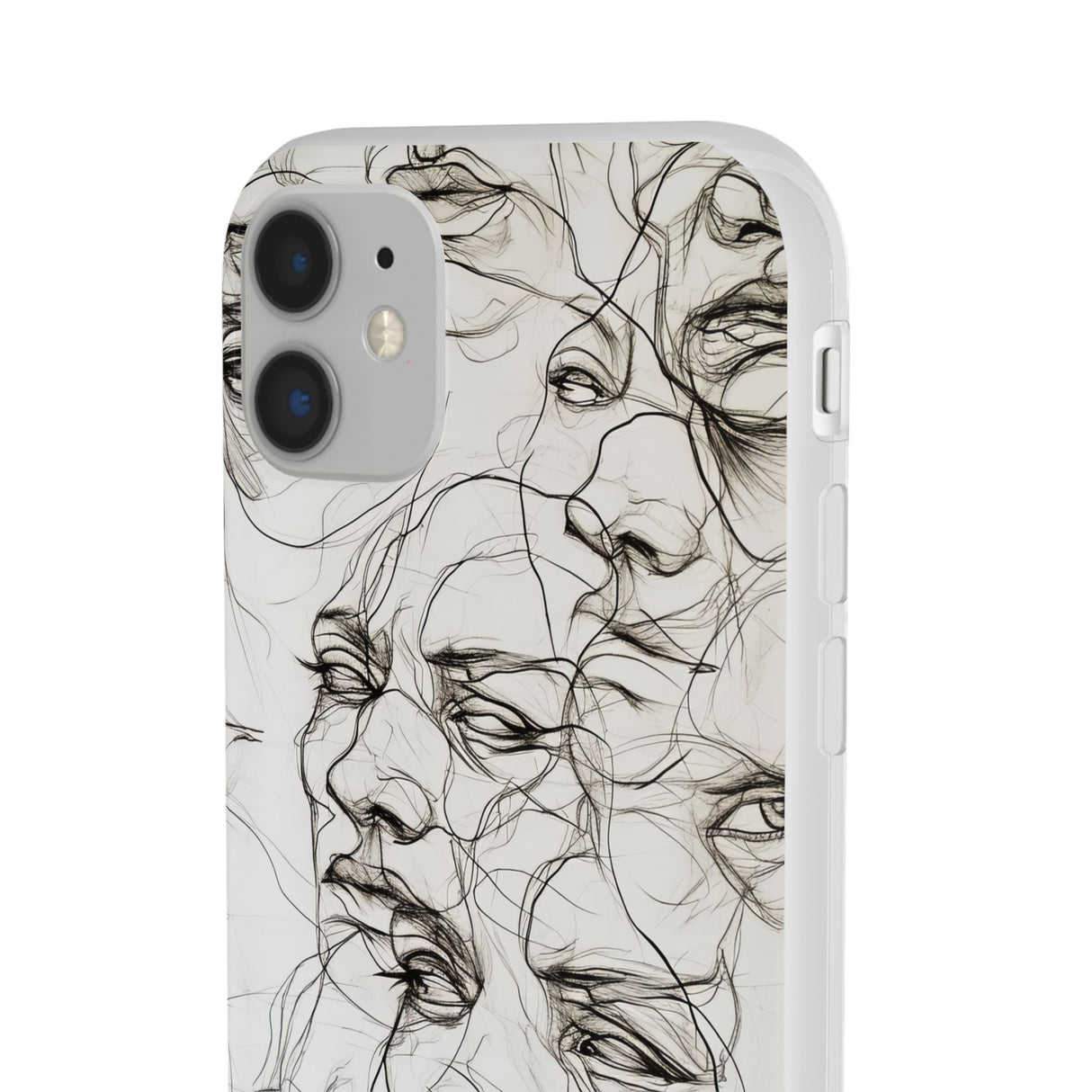 Ethereal Faces | Flexible Phone Case for iPhone