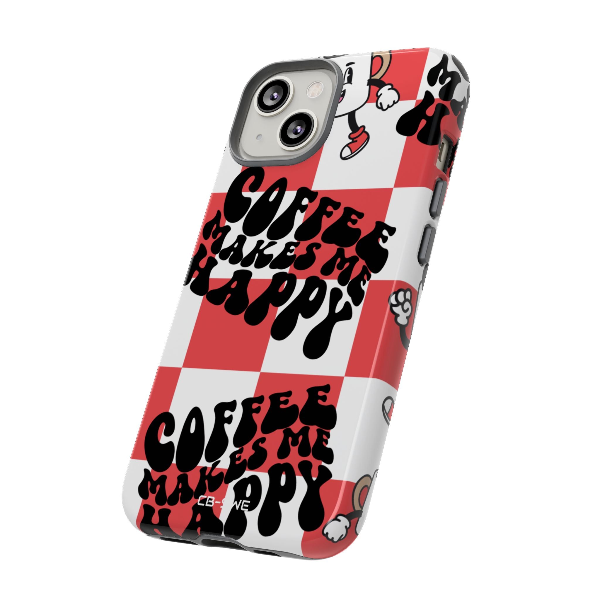 Joyful Coffee Celebration - iPhone Case