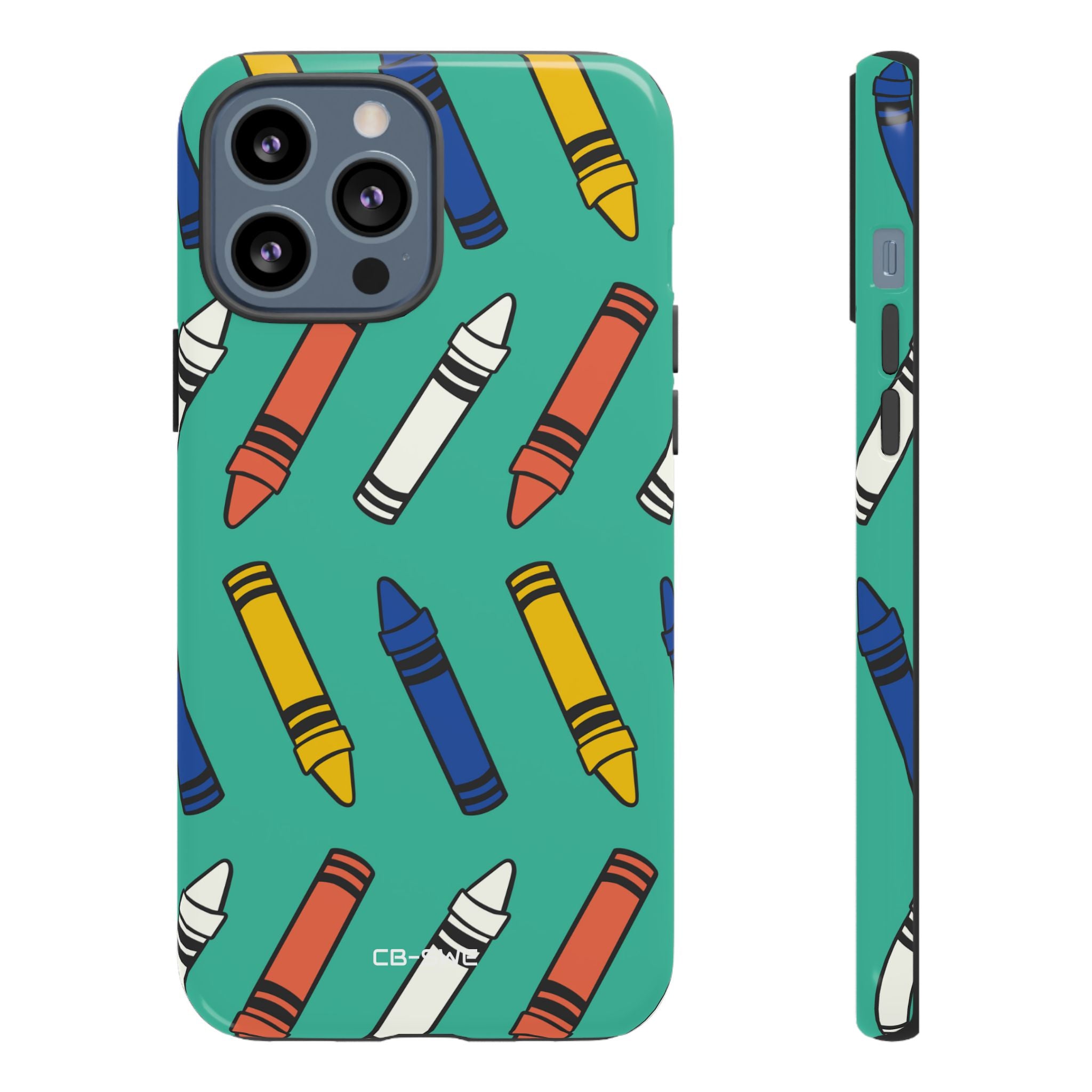 Crayons Dance Playfully - iPhone Case