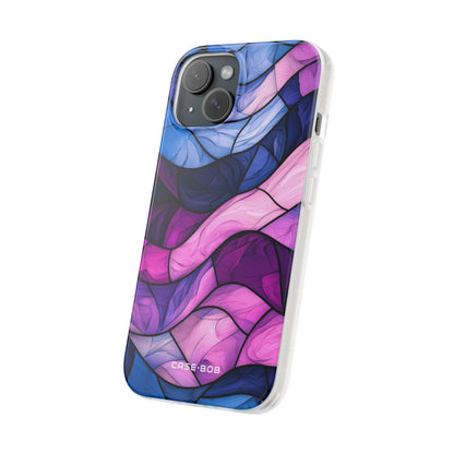 Wavelike Glow iPhone 15 Case - Soft