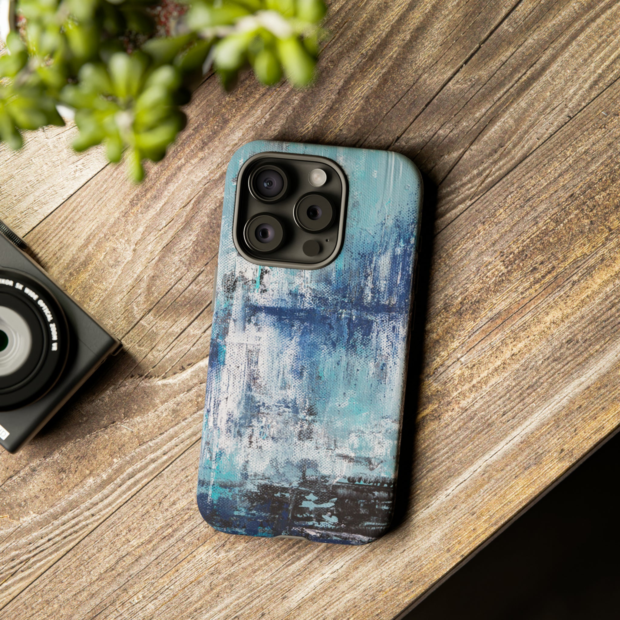 Blue Acrylic - Protective Phone Case