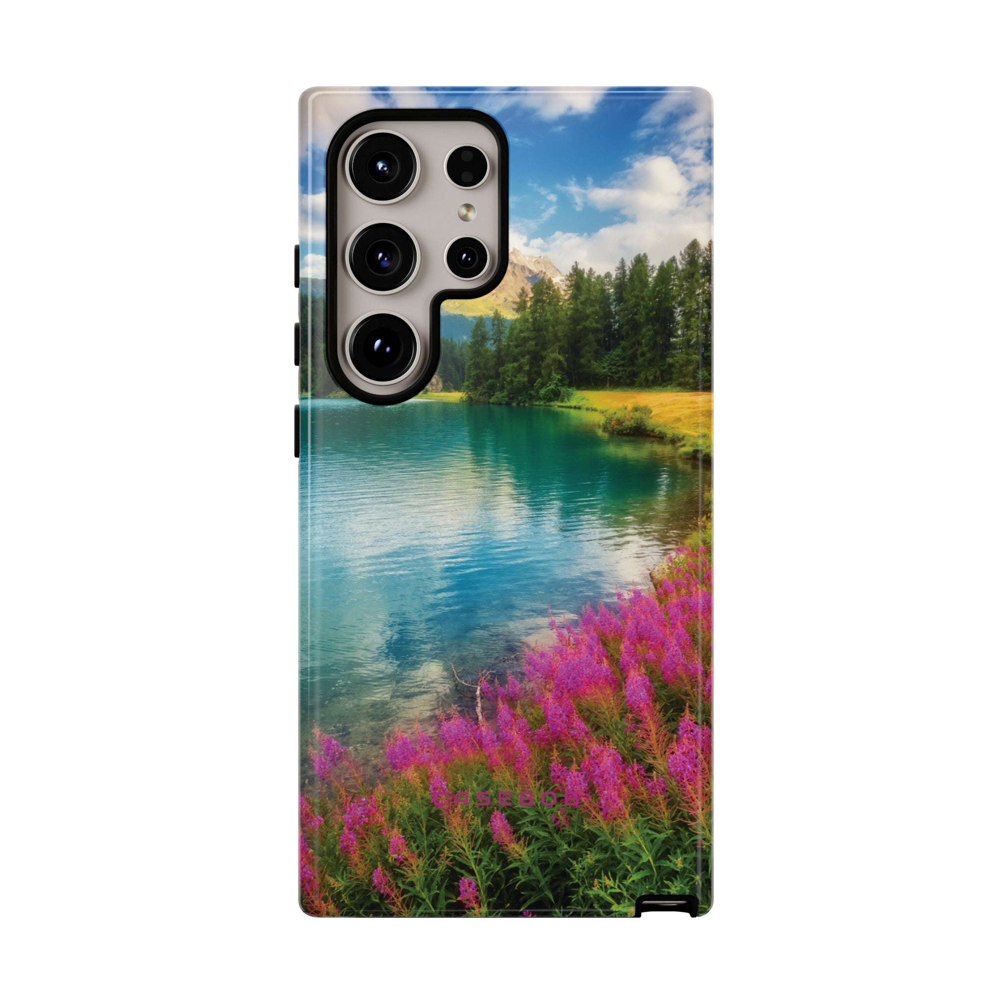 Azure Alpine Lake Phone Case - Protective Phone Case