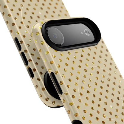 Gold Sparkle Grid iPhone 17 Air Case - Tough+