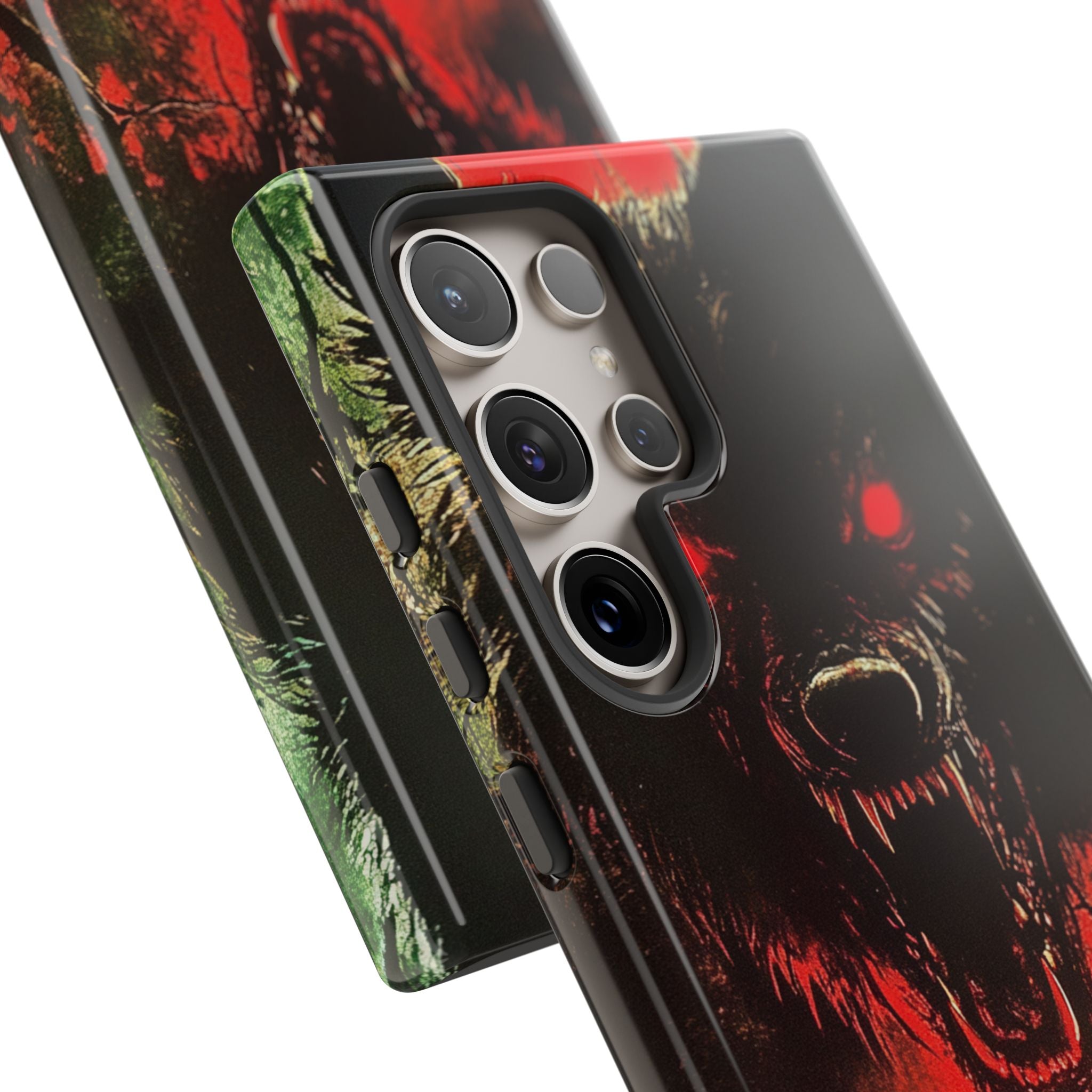 Crimson Wolf Samsung S24 Ultra Case - Tough