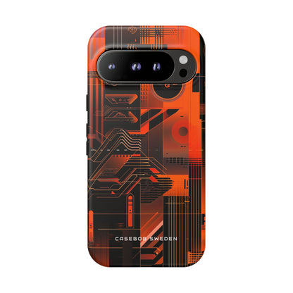 Vivid Gradient Geometry Google Pixel 9 - Tough Phone Case