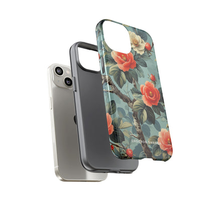 Vintage Floral Romance iPhone 14 - Tough Phone Case