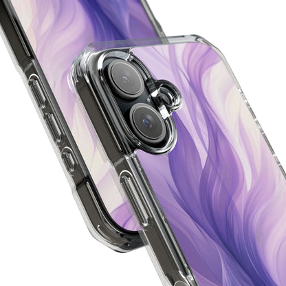Purple Ribbon Waves iPhone 16 Case - Impact