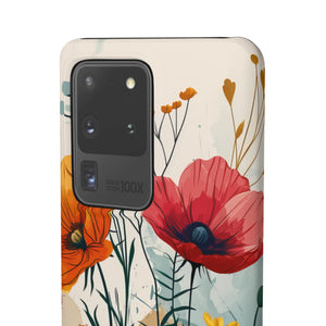 Blooming Whimsy | Schlanke Handyhülle für Samsung