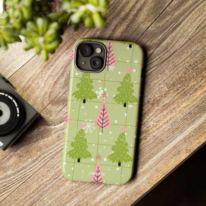 Whimsical Trees Dance - iPhone Case