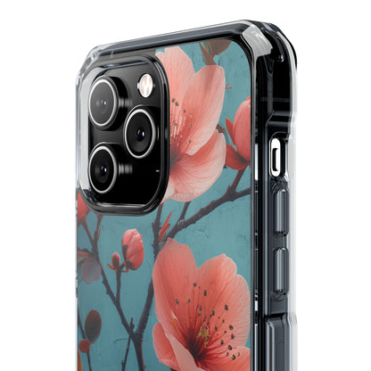 Floral Harmony Burst iPhone 14 - Clear Impact Phone Case