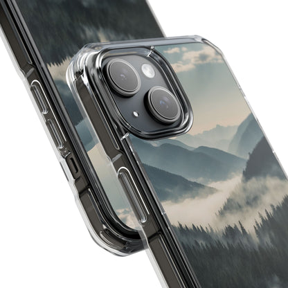 Foggy Pines iPhone 15 Case - Impact