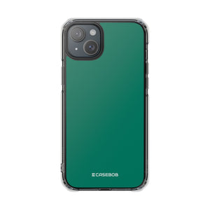 Generisches Viridian | Handyhülle für iPhone (Clear Impact Case – magnetisch) 